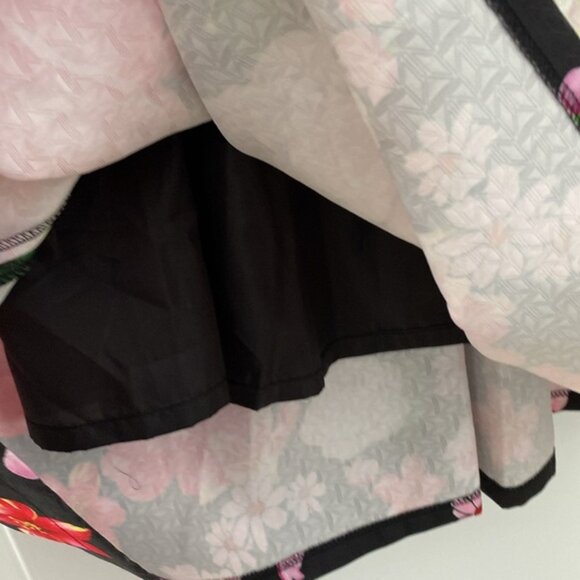 Pleated A line Floral Skirt Size M - Picture 8 of 9